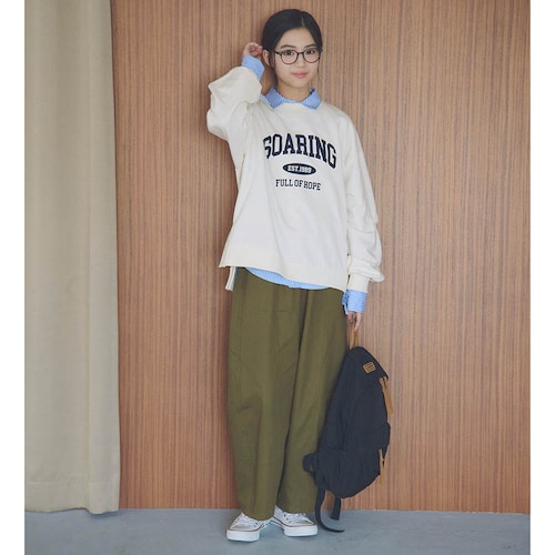ボリュームカーブパンツ(ウエスト調節可) 【ジュニア】