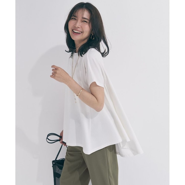 【UNFILO／アンフィーロ】BEAUTY FORM-T フレアTシャツ