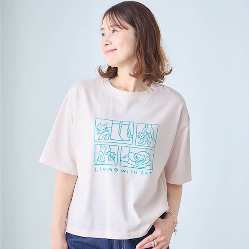 アニマルプリントTシャツ