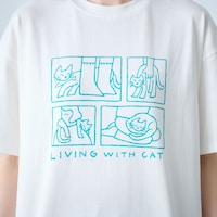 猫のいる暮らしをイメージ：オフホワイト（Cat）