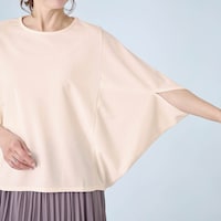 気になる二の腕から肘まで隠す立体シルエット