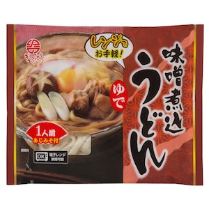 ゆで味噌煮込うどん