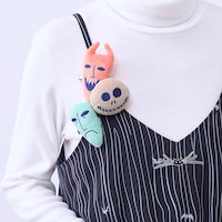 手軽に装着できて、コーディネートのアクセントとしても♪