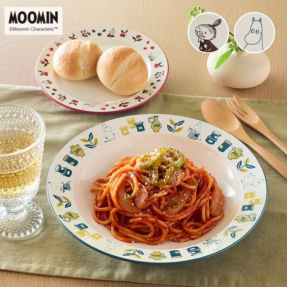 <食洗機・レンジ対応>割れにくい樹脂プレート 「ムーミン」 <食洗機・レンジ対応>割れにくい樹脂プレート 「ムーミン」