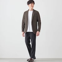 モデル身長180cm／M・股下75cm・ブラック