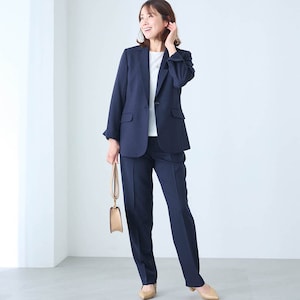 【スタイルノート/StyleNote】洗える2点セットジャケット & パンツ