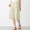 【ベルメゾン】薄手コットンチェック柄パンツ