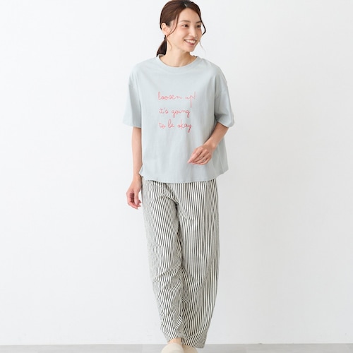 Tシャツ／布帛ＰＴセットルームウェア