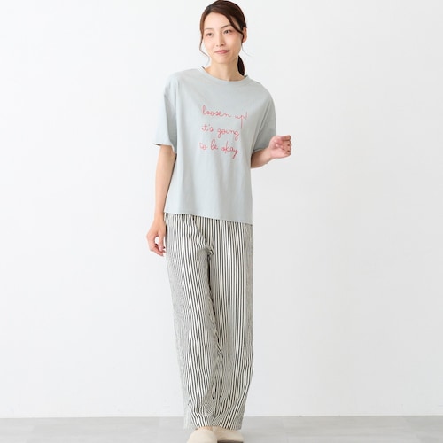 Tシャツ／布帛ＰＴセットルームウェア
