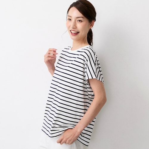 フレンチスリーブワイドTシャツ