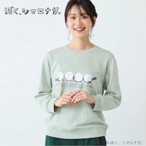 【ぼく、シマエナガ。】シマエナガ裏毛スウェット