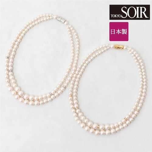パール調ネックレス［日本製］