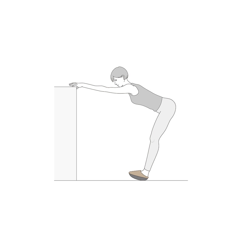 ふくらはぎや足首のストレッチができます