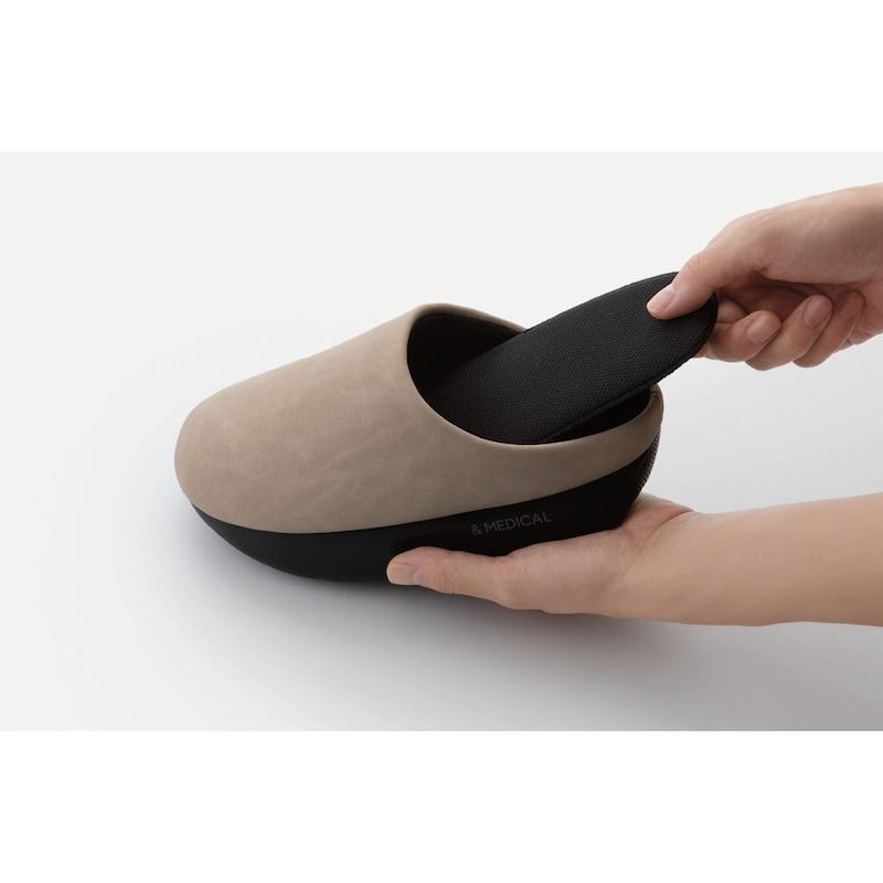 クッションインソールは取り外しができ、手洗い洗濯が可能です