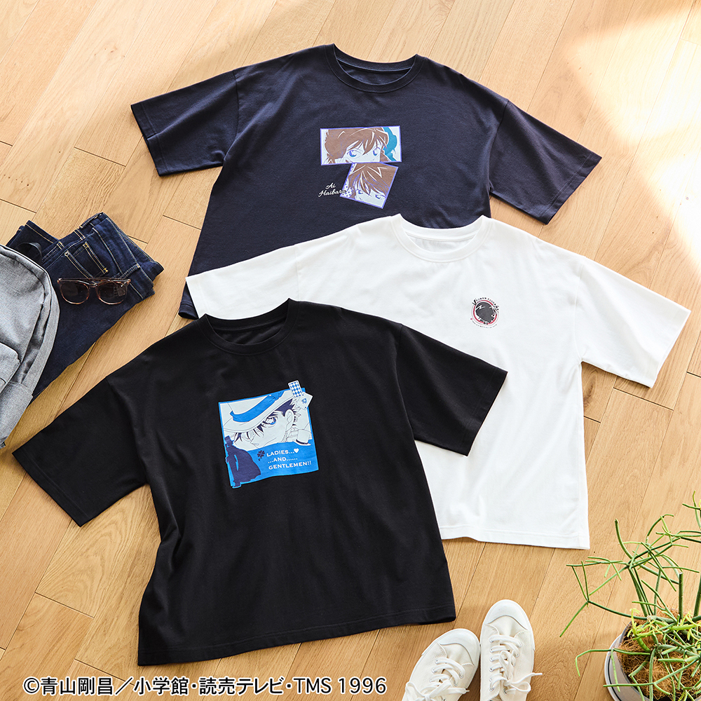 『名探偵コナン』ユニセックスプリントTシャツ 『名探偵コナン』ユニセックスプリントTシャツ