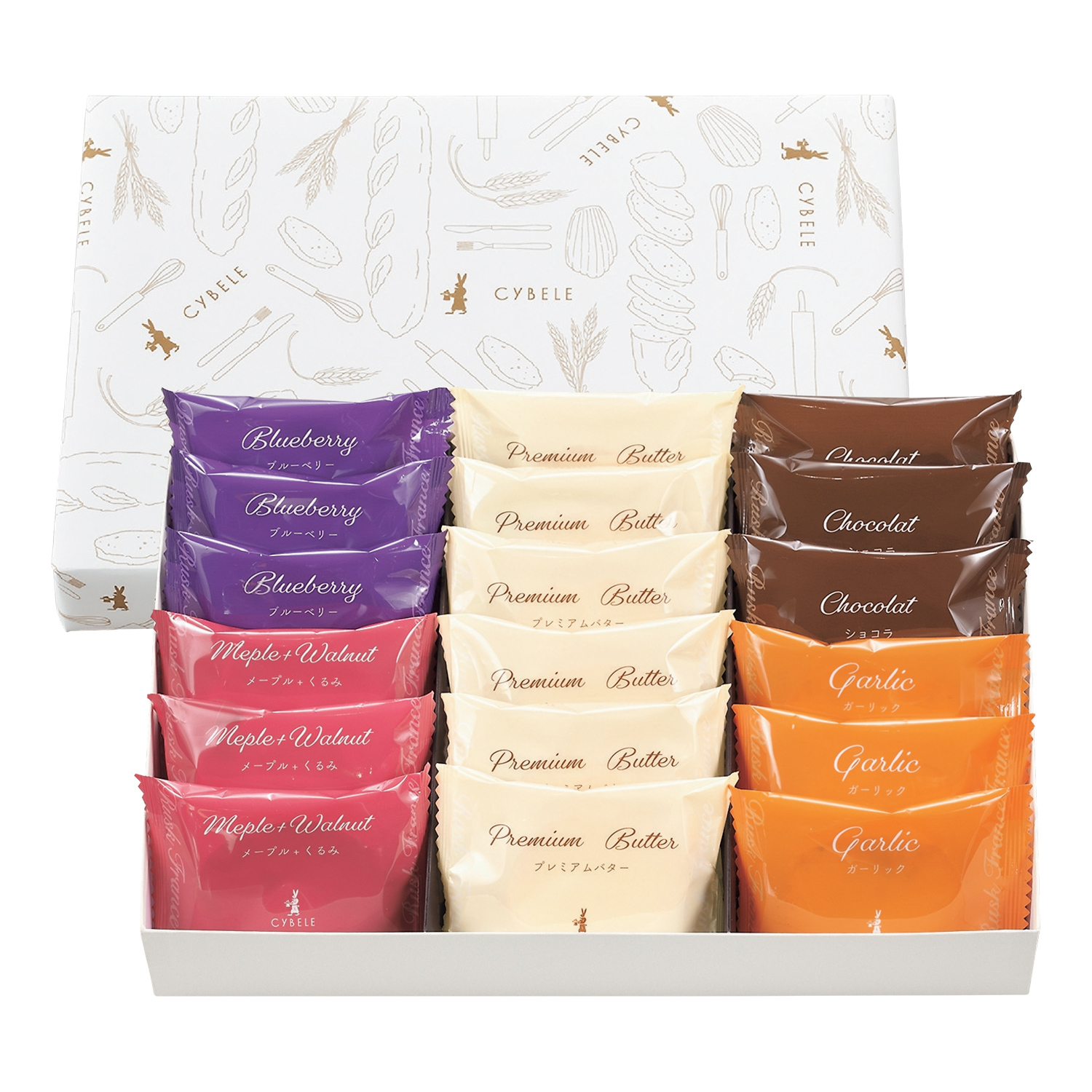 【送料無料】 【特別包装】ラスク5種36個入 【送料無料】 【特別包装】ラスク5種36個入