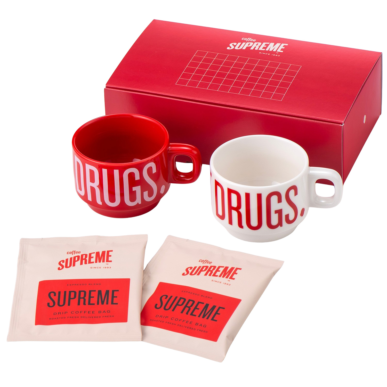 【ベルメゾン】【送料無料】 【特別包装】Coffee Supreme マグカップ2個とドリップバッグ2個のセット