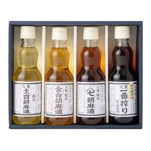 【送料無料】 【特別包装】胡麻油4種詰合せ