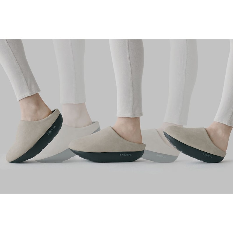 ラウンド型のアウトソール