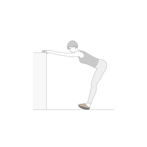 ふくらはぎや足首のストレッチができます