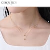 【ジョルジュレッシュ/GEORGES RECH】カットガラス使い2連ネックレス[日本製]