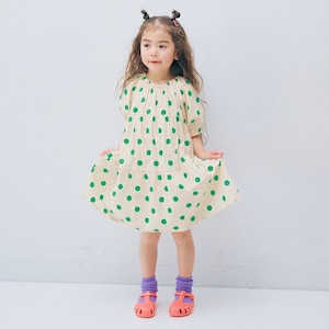 【ベルメゾン】イロチ買いしたいパフスリーブワンピース