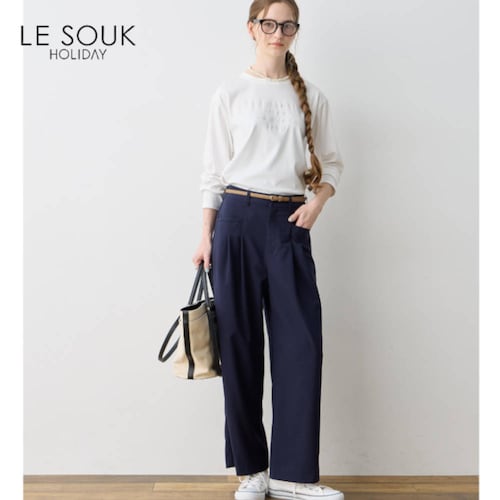 タック入りチノパン