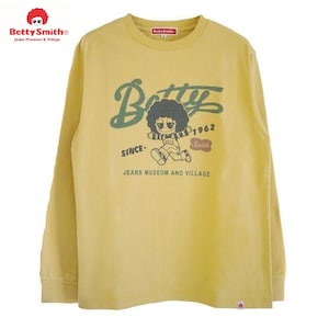 【ベティスミス/Betty Smith】ベティちゃんプリント長袖Tシャツ[日本製] 【ユニセックス】