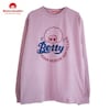 【ベティスミス/Betty Smith】ベティフェイスプリント長袖Tシャツ[日本製] 【ユニセックス】