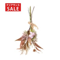 ピンクの花のスワッグ