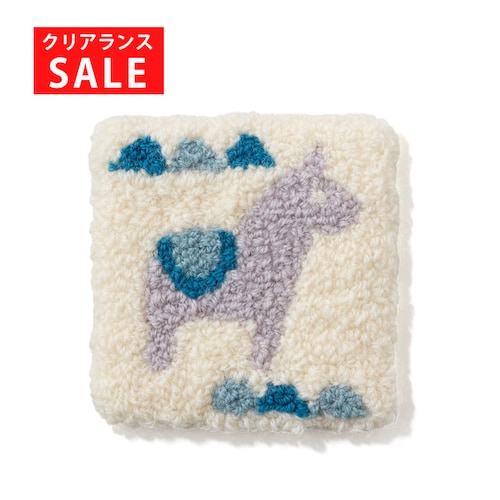 【クリアランス】【1回のみお届け】[ダーラナホース] パンチニードルで作るミニラグ