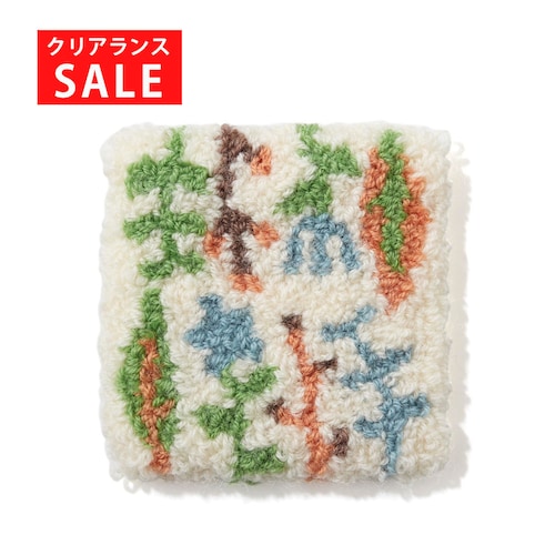 【クリアランス】【1回のみお届け】[リーフ] パンチニードルで作るミニラグ