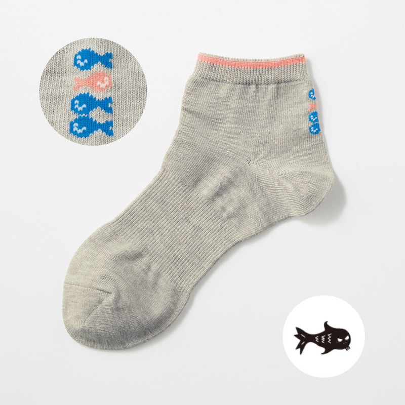 Ｓ２５９／お魚(アンクル丈)※お届けデザインはお任せください