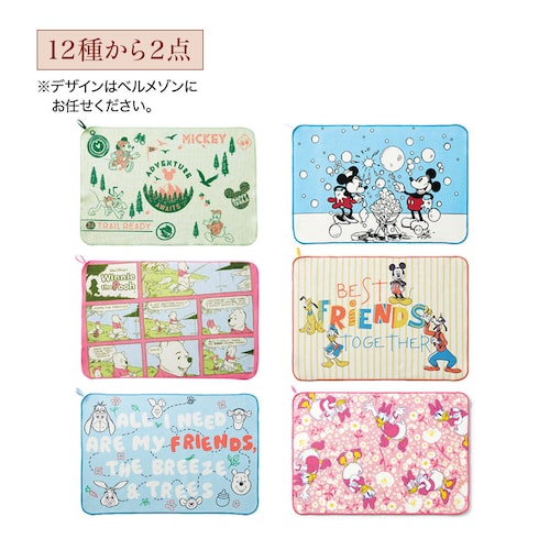 【クリアランス】【1回のみお届け】 サッと吸水クロス 2枚セット「ディズニーシリーズ」