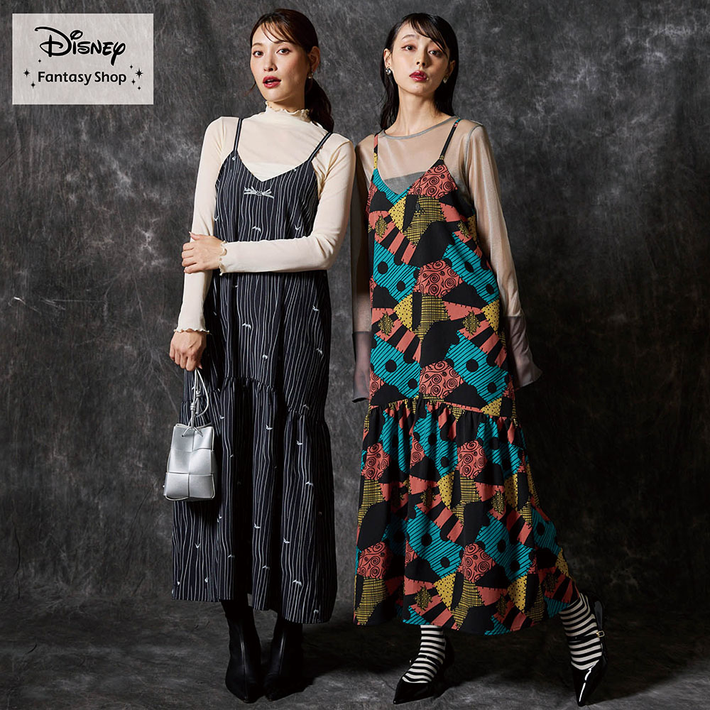 【ディズニー/Disney】キャミソールワンピース「ナイトメアー・ビフォア・クリスマス」(選べるキャラクター)
