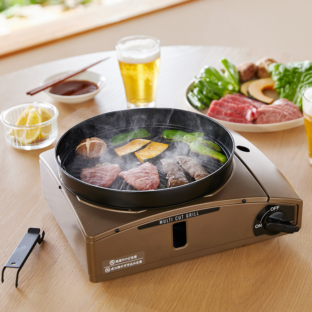 煮る・焼く・炊くがこれ一台。料理の幅が広がる多機能グリル【焼肉/たこ焼きプレート付き】 煮る・焼く・炊くがこれ一台。料理の幅が広がる多機能グリル【焼肉/たこ焼きプレート付き】