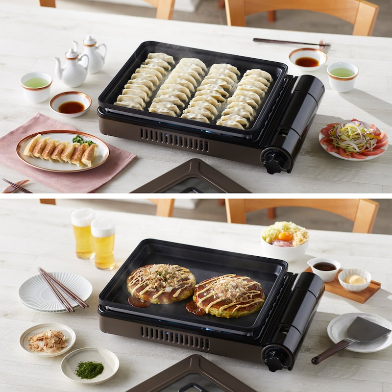 餃子40個（＊サイズにより異なります）が一度に焼ける大判サイズのプレート