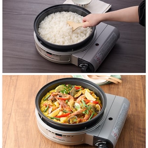 炊く・・・ご飯は4合まで。パエリアも
