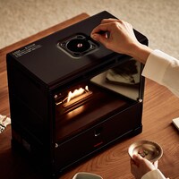 炎と共にアロマも楽しめます