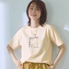 【ベルメゾン】ゆったりシルエットの刺繍プリントTシャツ