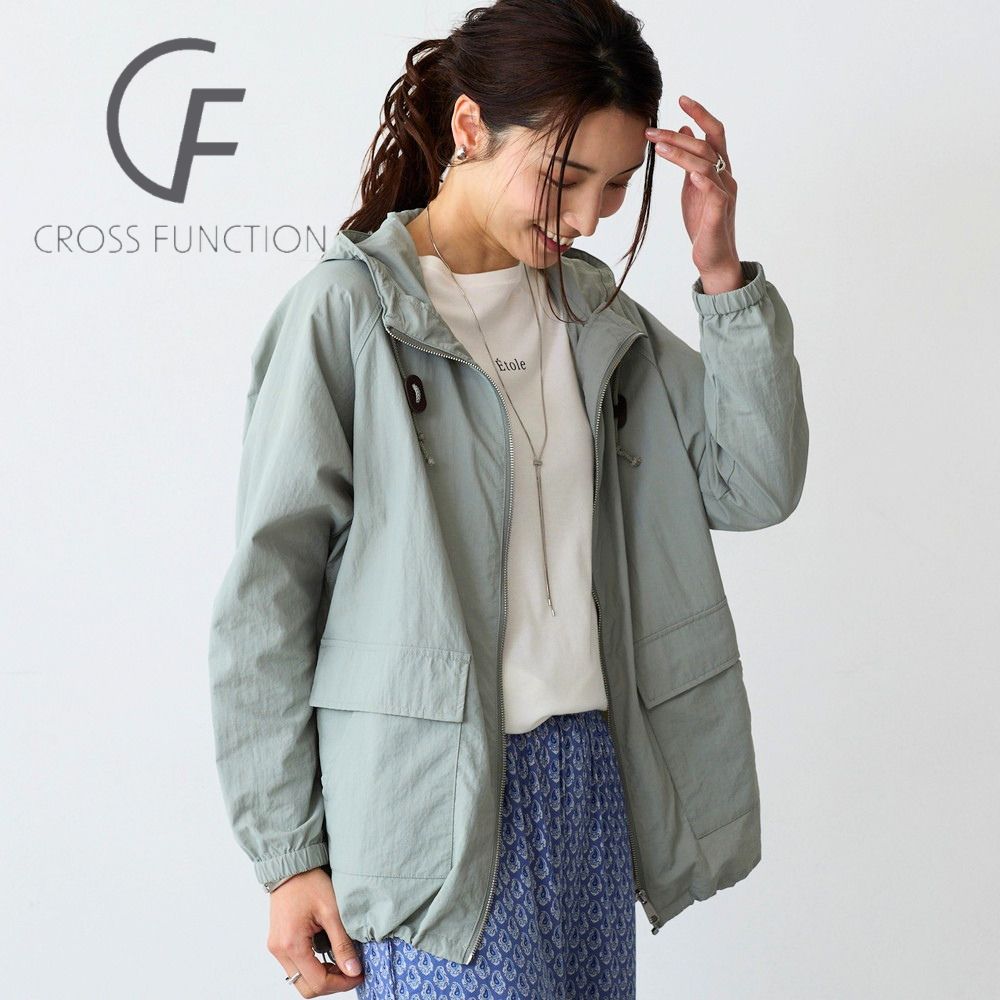 【4月17日セール追加】 撥水防花粉マウンテンパーカー(クロスファンクション/CF)