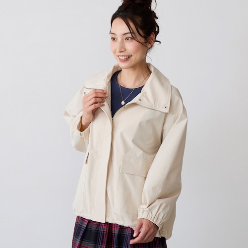 【4月17日セール追加】 撥水防花粉スタンドカラーブルゾン