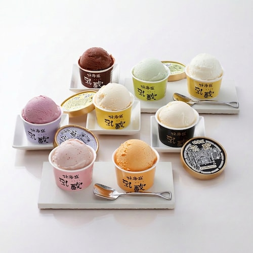 【予約商品】 母の日 「乳蔵」北海道アイスクリーム 8種8個 【ご注文は4月24日まで】
