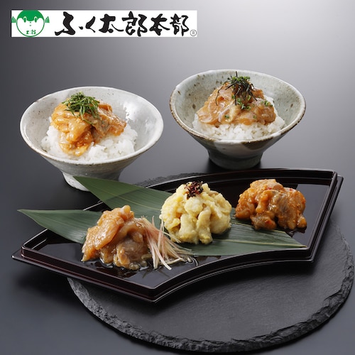 【予約商品】 父の日 ふく小分け丼ぶり・珍味セット 6食 【ご注文は6月9日まで】