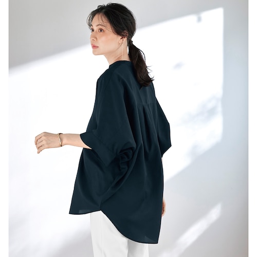 【定期お届け】[Lサイズ] ゆったりシルエットのスキッパーシャツ ：2回シリーズ