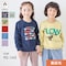【ワクワクモチーフ】綿素材裏起毛スウェットシャツ 【子供服】