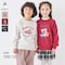 ウィンタープリント綿素材裏毛スウェットシャツ 【子供服】