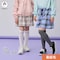 ウエストレースアップチェック柄裏起毛フレアキュロット 【子供ズボン】
