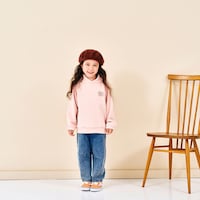 ピーチホイップ／モデル身長110cm 、110サイズ着用