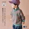 綿素材裏起毛 ハーフジップ スウェットシャツ 【子供服】